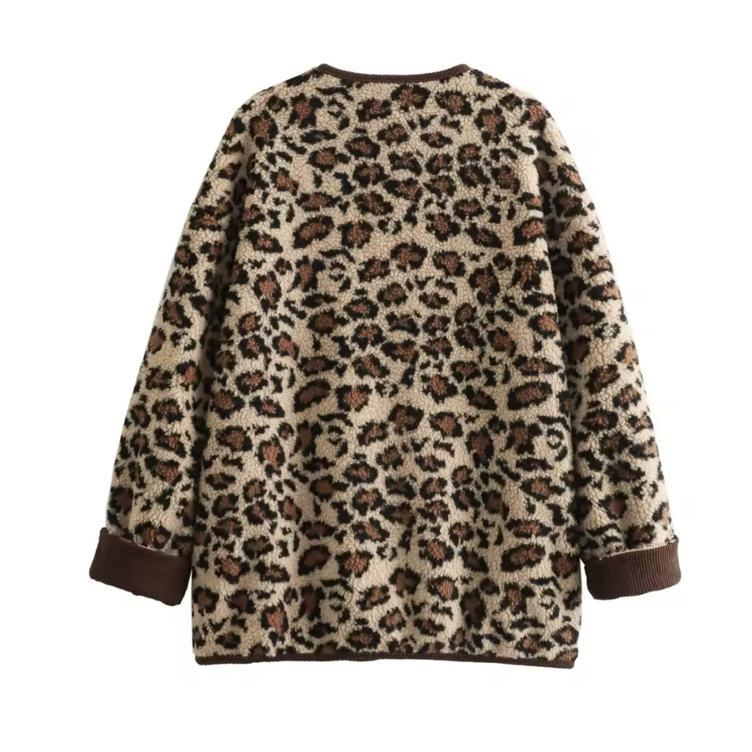 Leoprint Jacke Rückansicht